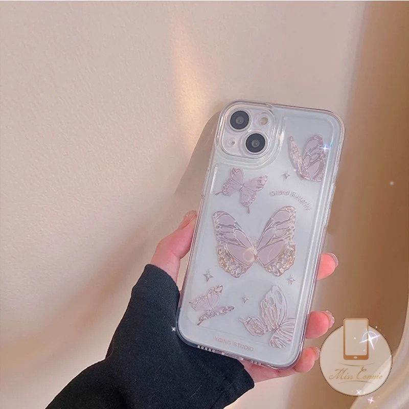 Realme 9 9i 9Pro 8i 8 C35 C25S C21Y C25Y C25 C11 2021 C15 C12 C31 5i 6i 5 C3 C20 8Pro C20A C21 Narzo 20 30A 50 Transparent INS Butterfly Phone Case Soft TPU Back Cover