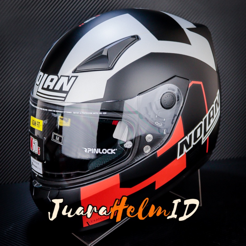 NOLAN HELM N605 GEMINI REPLICA #56 / FLAT BLACK / D. PETRUCCI