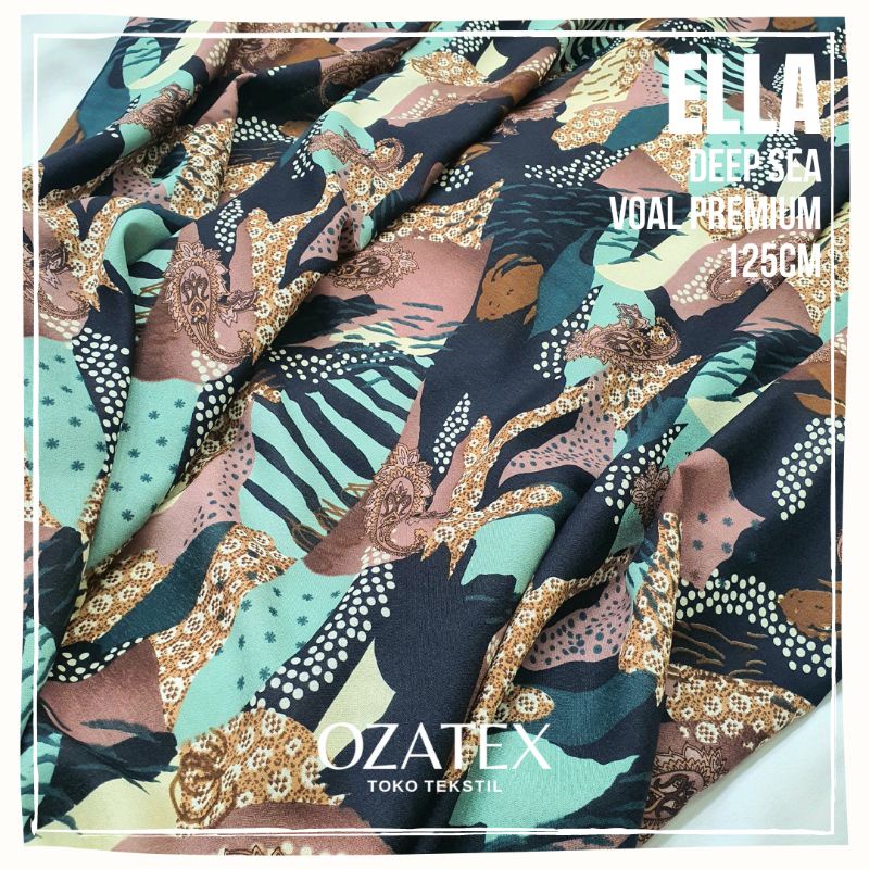 Kain Voal Premium Motif ELLA