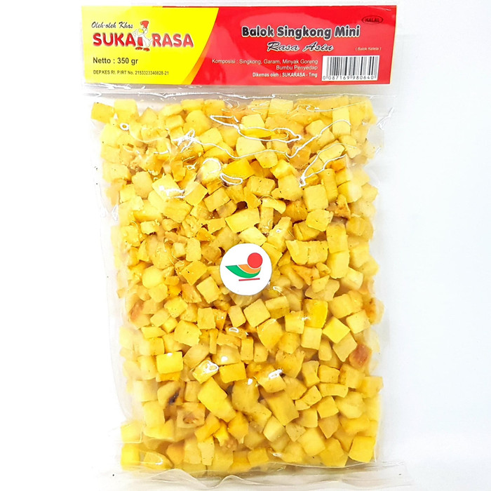 

SUKAI RASA BALOK SINGKONG MINI ASIN 350gr | DADU GURIH UBI TELO KETELA