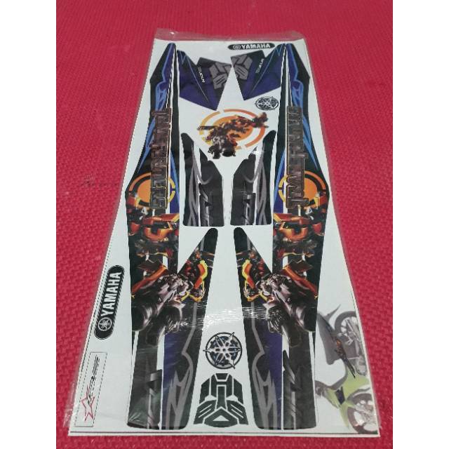 Striping sticker lis variasi yamaha jupiter z lama 2003-2009 burhan transformer (belum di cutt)