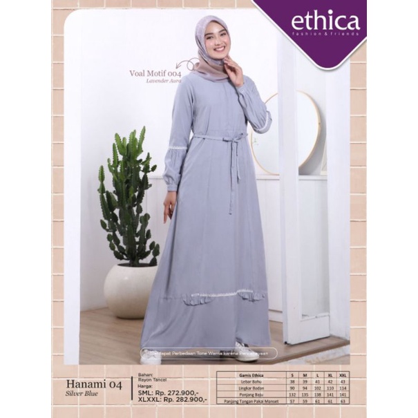 HANAMI 04 DUSTY GREEN | GAMIS BY ETHICA TERBARU 2022 | GAMIS TERSIMPLE