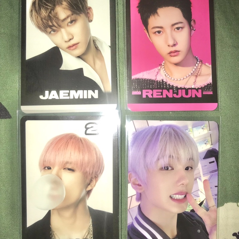 photocard pc jisung jaemin jeno renjun trading card tc b ver selca konsep ver glitch mode