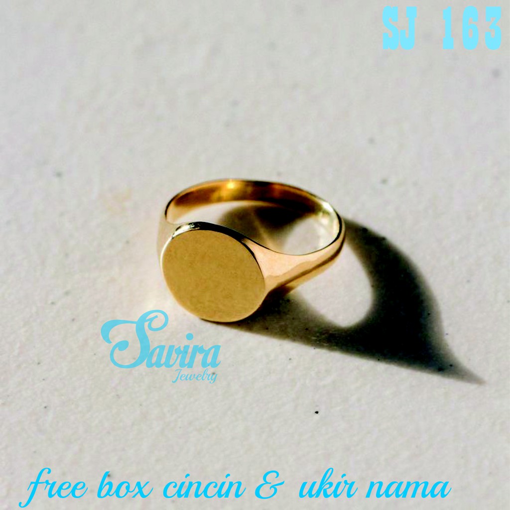 CINCIN SIGNET,CINCIN PRIA,CINCIN WANITA,CINCIN CUSTOM,CINCIN SIGNET PERAK SJ 163