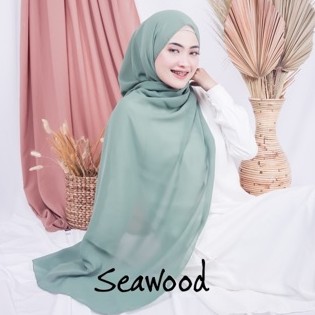 Bella Pashmina New  Fashion Muslim Pashmina Bella Double Hycon-Seawood