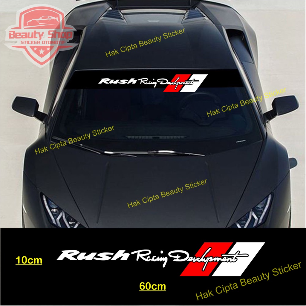 hot promo stiker toyota rush sticker cutting mobil rush kaca