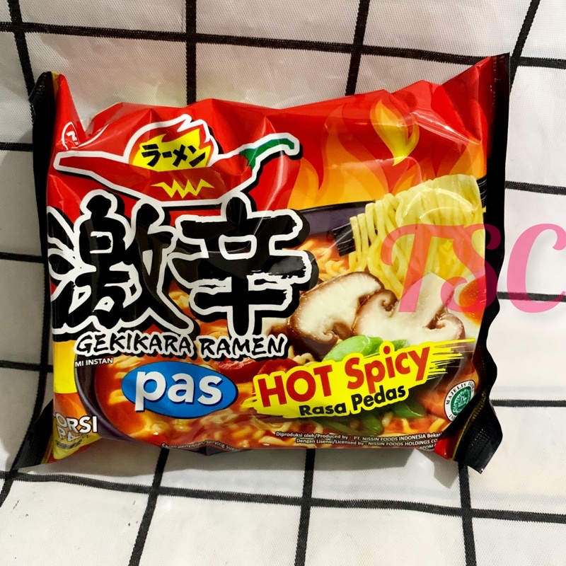 

Nissin Gekikara Ramen Hot Spicy / rasa pedas / ramen / nissin / pas / mi instan / porsi pas