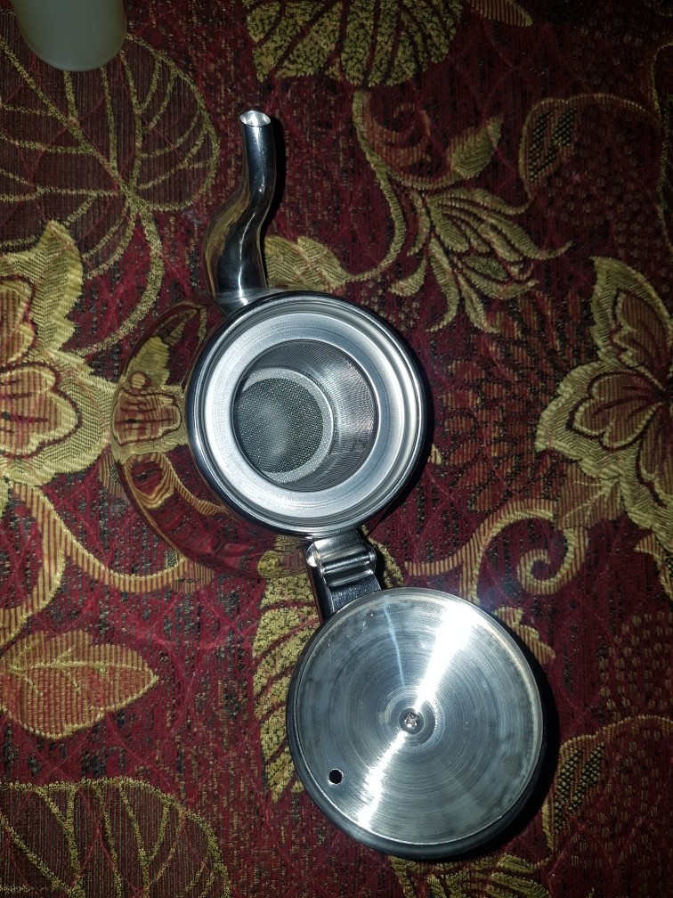 Teko Air Teh Kopi Water Kettle Teapot 1.2l With Filter Stainless Steel