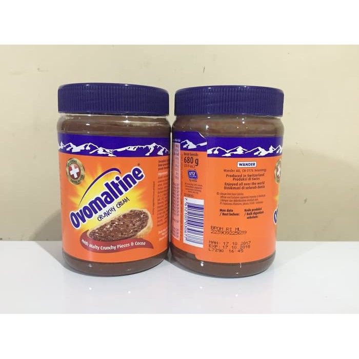 

OVOMALTINE CRUNCHY CREAM 680gr botol plastik