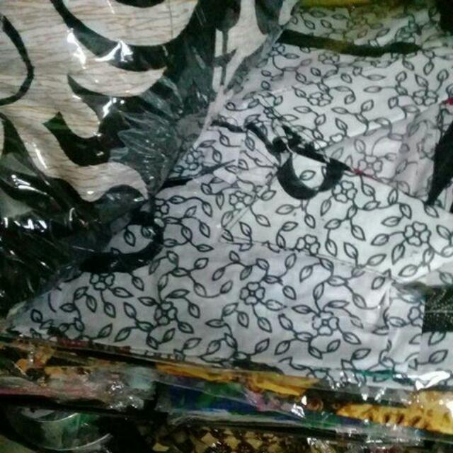 Bos Batik Hrb 026 Kenongo Kemeja Tosca Pendek Pekalongan Padi M L Xl Sogan Tulis Halus Kemeja Batik.