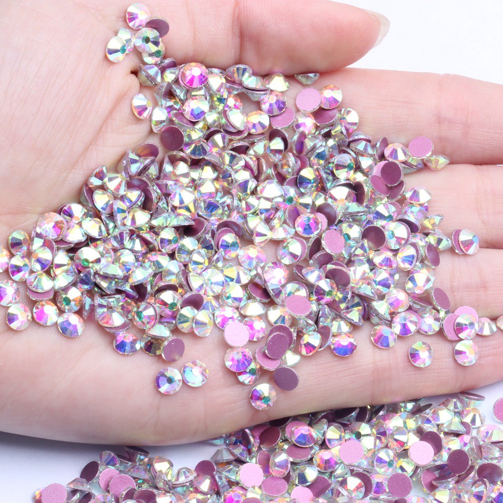 Copy Swarovski Crystal Non Hotfix Pink I Rhinestone