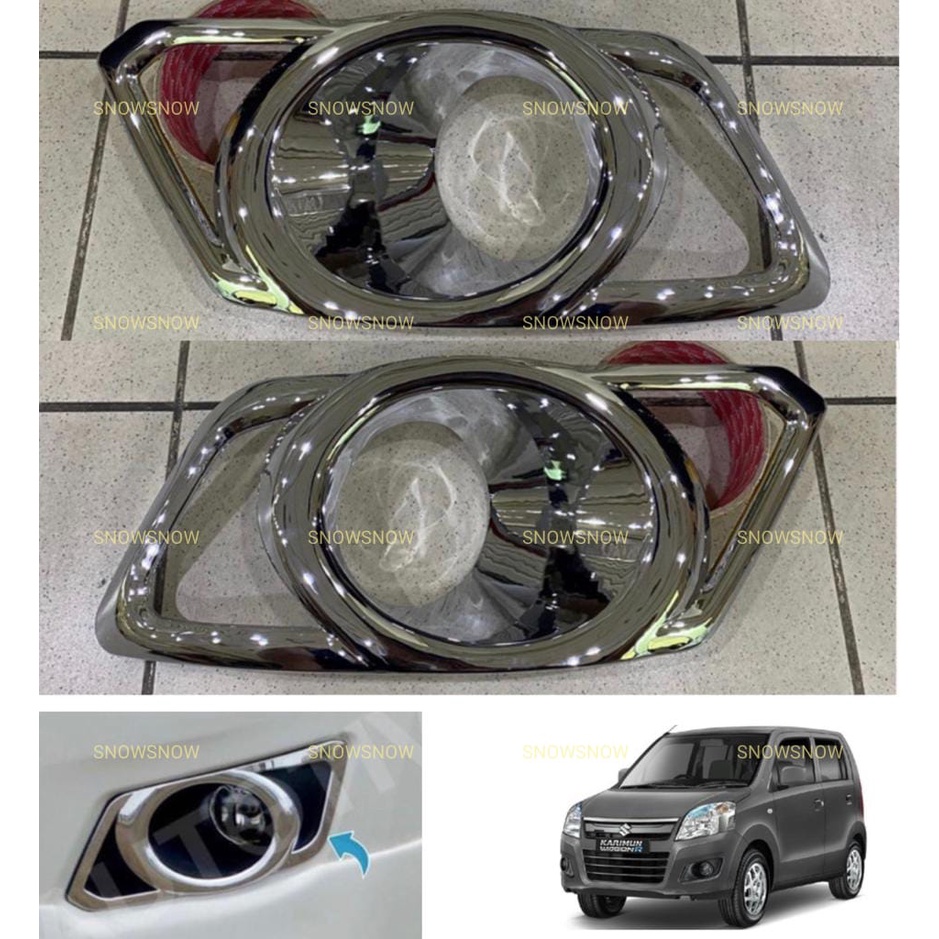 Cover Foglamp Suzuki Wagon R Fog Lamp Chrome