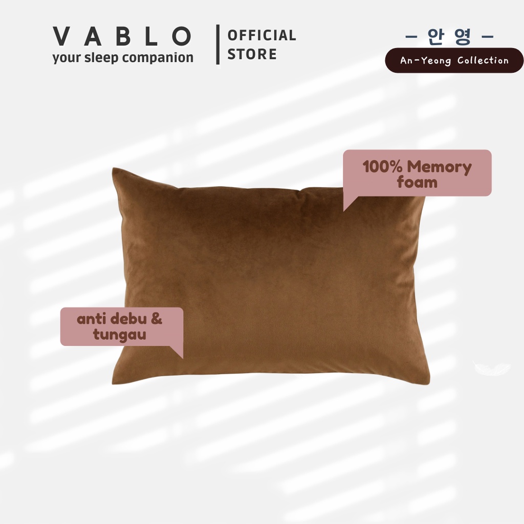 Vablo AnYeong bantal memory foam - 1pcs - memory foam micro-2