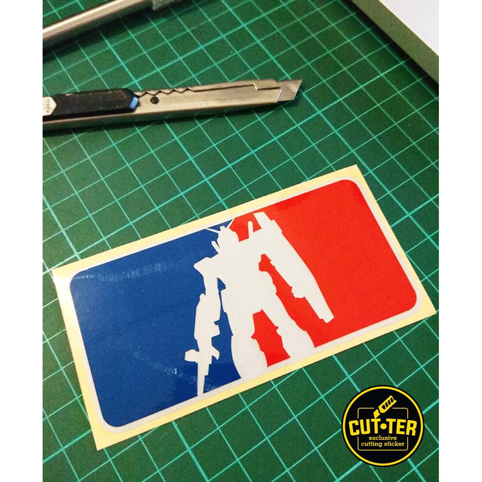 

cutting sticker RX78 gundam silhoutte