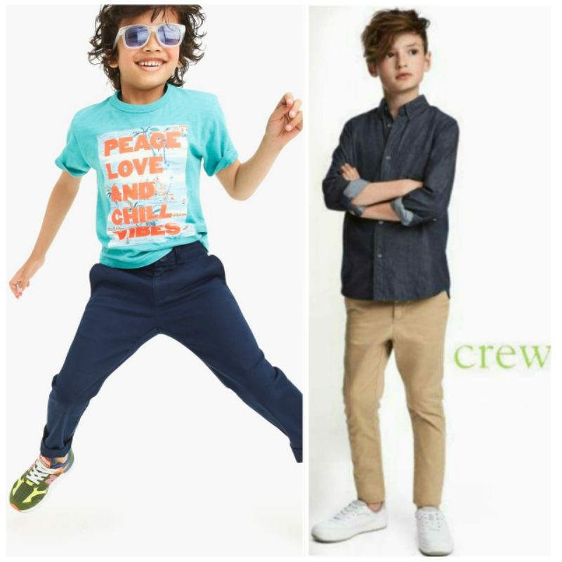 Celana Panjang Chino CREWCUTS / J.CREW anak laki laki