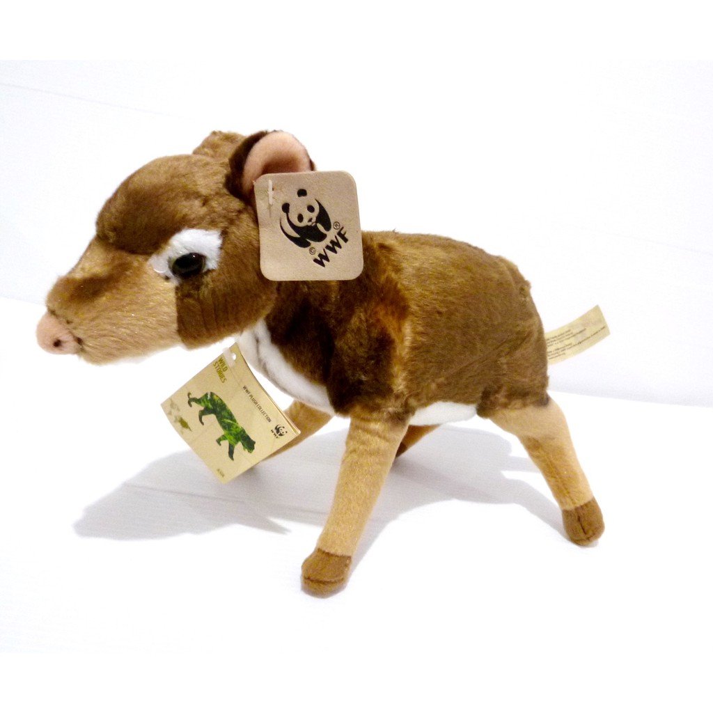 Boneka Bambi Rusa Original WWF Import Plush Realistic Doll