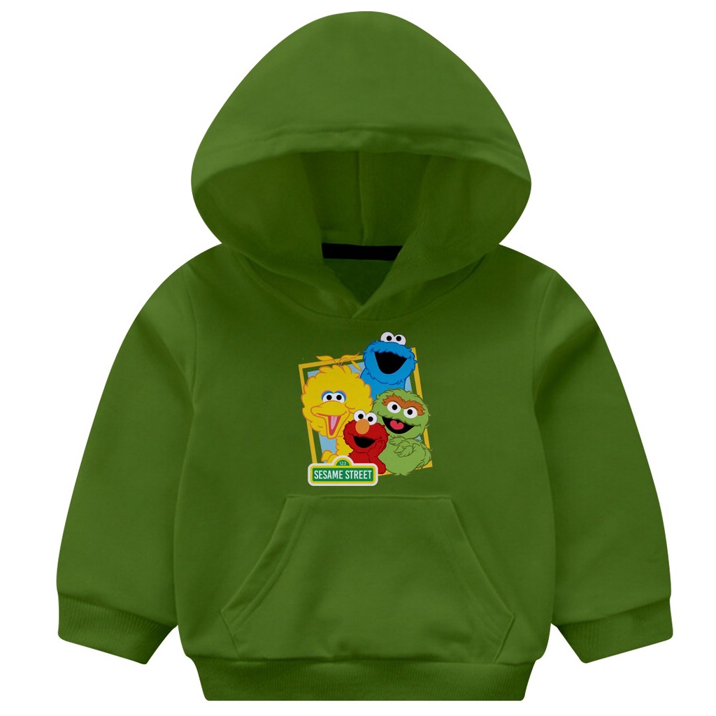 HOODIE ANAK SESAME STREET - ANAKA LEMBUT PREMIUM