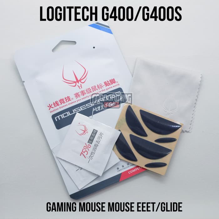 MOUSEFEET / MOUSE GLIDE / KAKI MOUSE HOTLINEGAMES LOGITECH G400/G400s