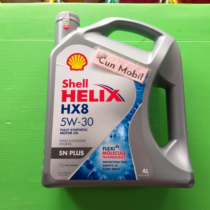 OLI MESIN SHELL HELIX HX8 5W-30 API SN 4 LITER