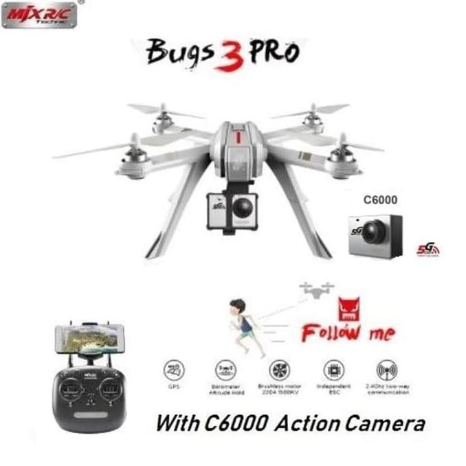 MJX Bugs 3 Pro B3pro GPS Brushless saingan Tello B2W