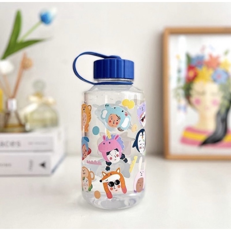 Tumbler tempat minum idekuhandmade faces cute (tumbler ideku handmade)
