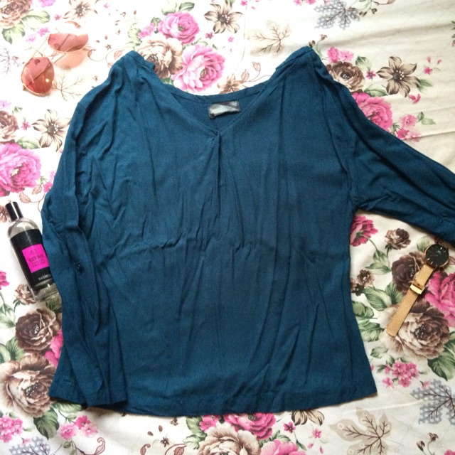 Dark Green Blouse