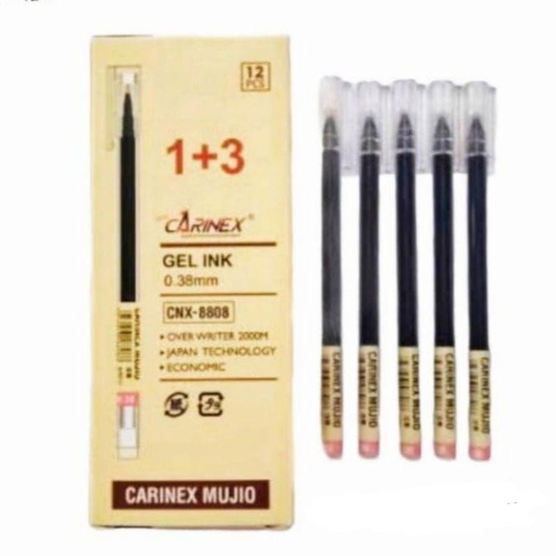 

Pulpen CARINEX MUJIO CNX-8808 (12pc) / CARINEX MUJIO CNX-8809 1pc Pen Gel Ink Carinex Mujio / Pena Pen