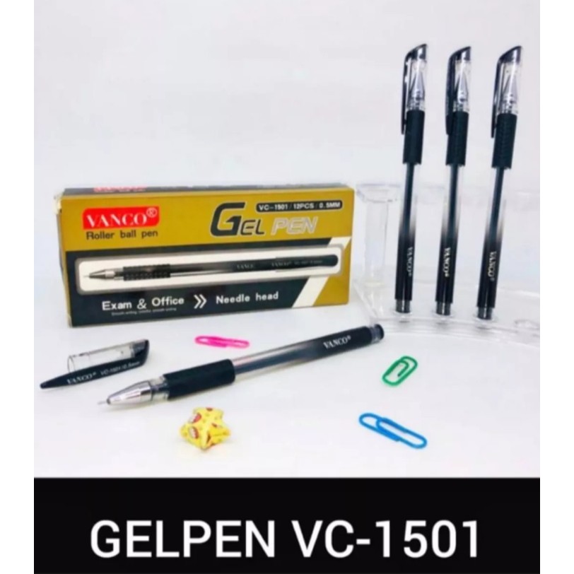 

AS888 - VANCO PEN GEL/ PULPEN MURAH ISI 12 PCS V1501