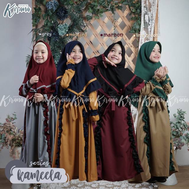 GAMIS KAMEELA KIDS SERIES (ANAK) | Gamis Anak Perempuan | House Of Kirana