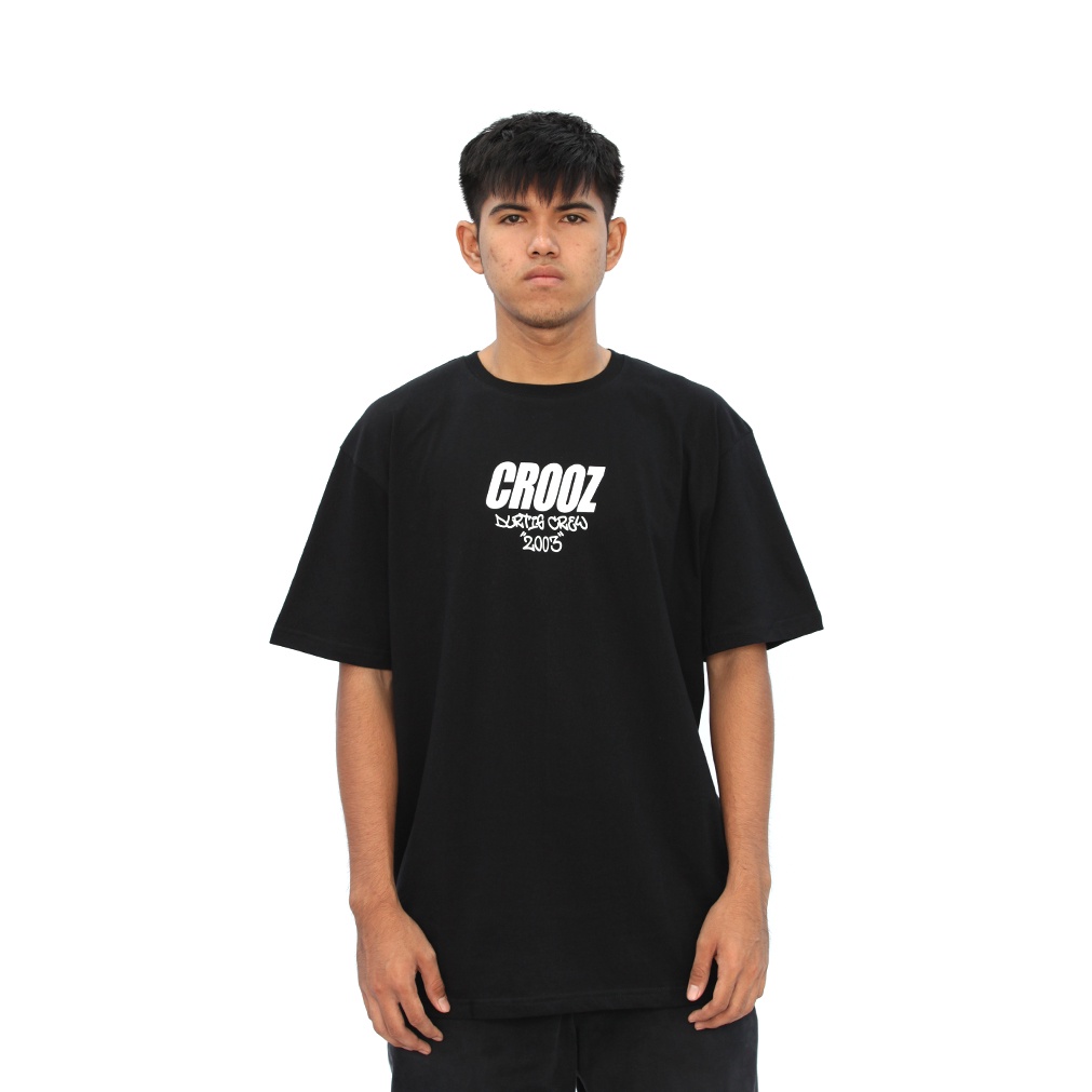 CROOZ TAGGING TSHIRT BLACK