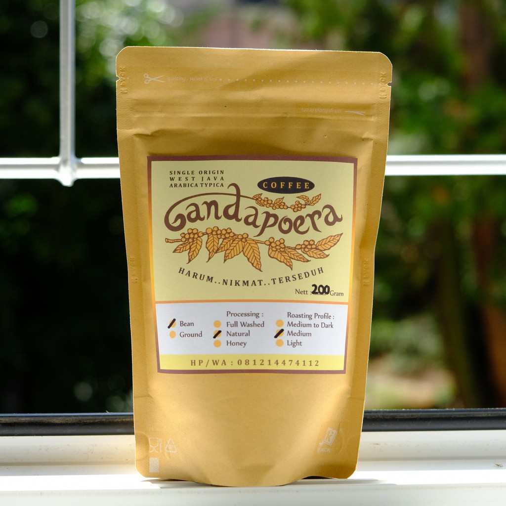 

Specialty coffee ROASTED BEANS Natural rosting medium 200 gr