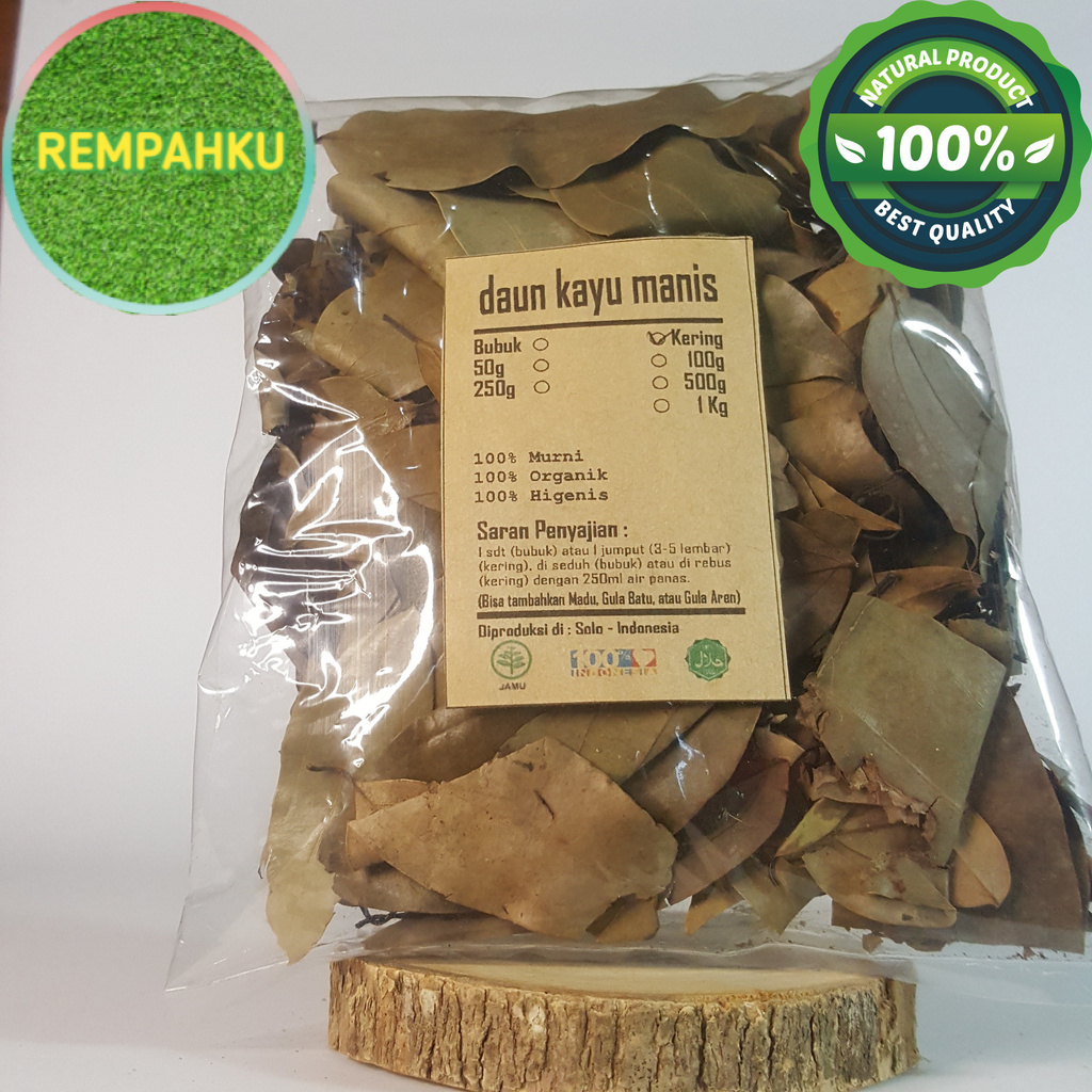 

DAUN KAYU MANIS KERING 100 GRAM - Cinnamomum Verum - MURNI - JSR