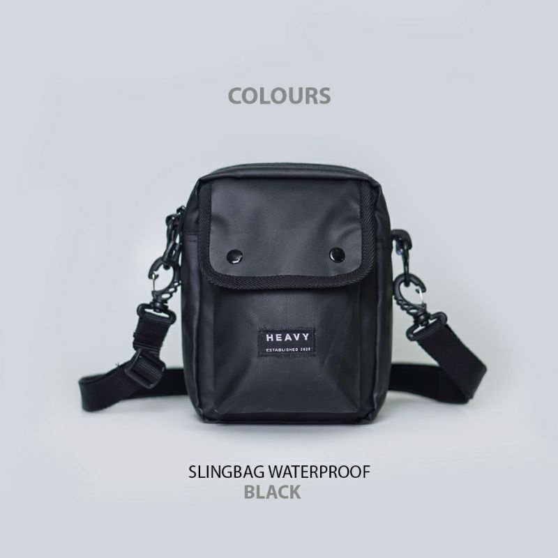 [HEAVY.BAG] SLINGBAG ORIGINAL HEAVY. TAS SELEMPANG . SLINGBAG HEAVY .TAS WATERPROOF