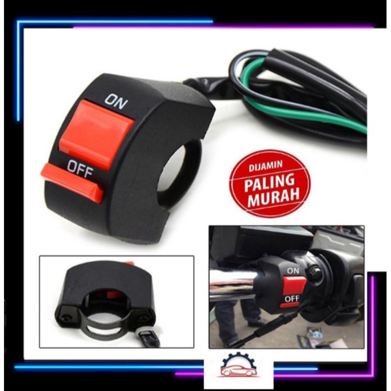 saklar lampu motor ON OFF/PCX/Scoopy/Vixion/Versa/cb150