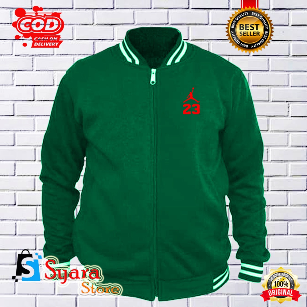 Syara Store / Jaket Varsity Jordan 23 Merah/ Jaket Distro Varsity / Jaket Baseball / Jaket Distro / 