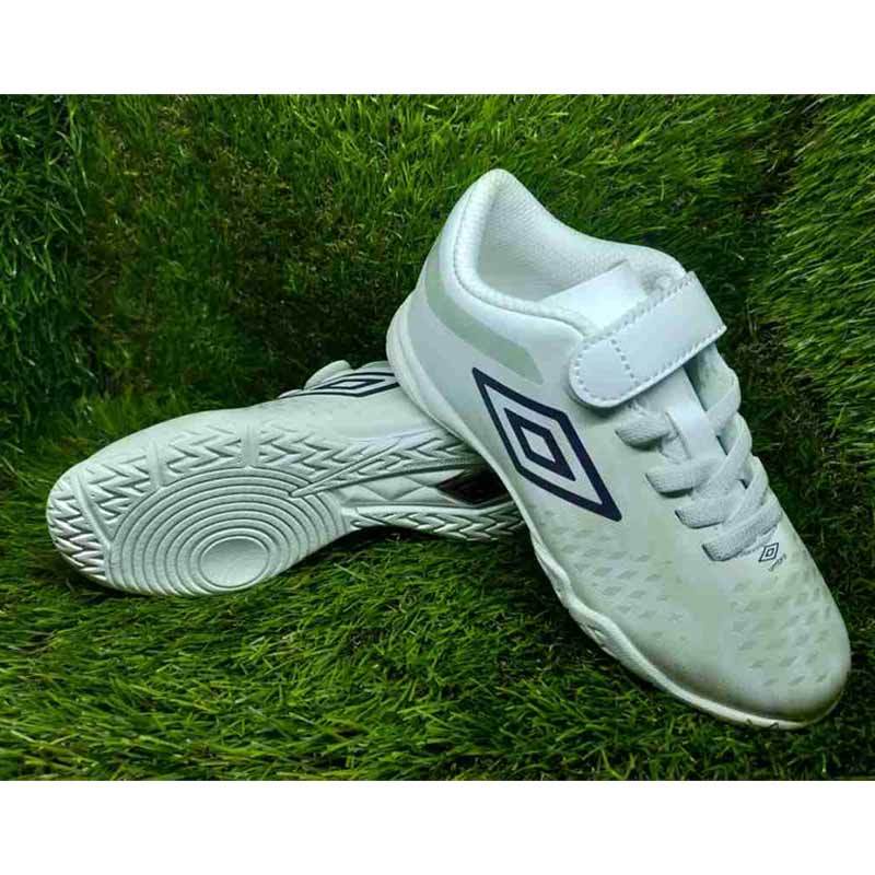 Sepatu Futsal Umbro Velocita IV League IC - VE - JNR - White