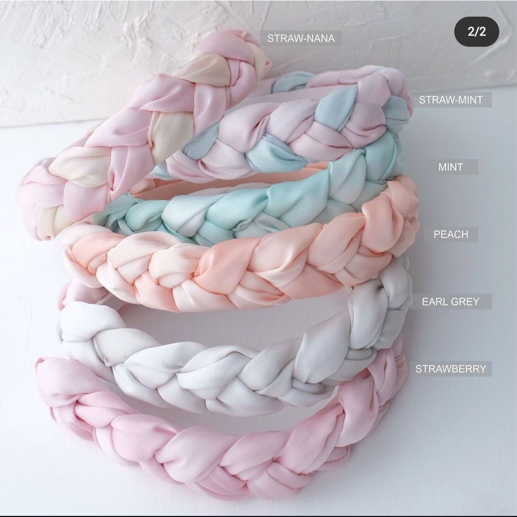 Handmadepita x Mmehuhillet Marshmallow Braid Bando