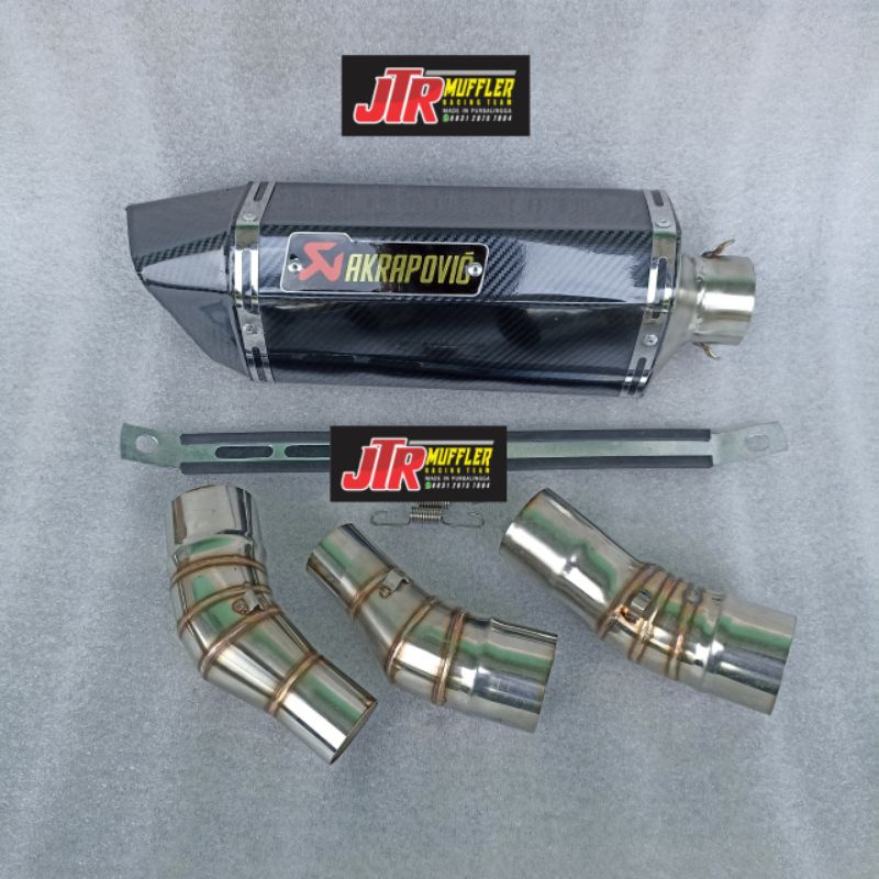 Knalpot racing NINJA 250 FI KARBU NINJA 250 RR MONO