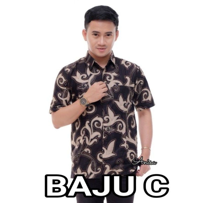 NEW ARRIVAL DISTRO BATIK PRIA BORDIR SOGAN HRB026 BATIKAF NOTOARTO BATIK IPNU-IPPNU HEM PRIA Bel-Baju C