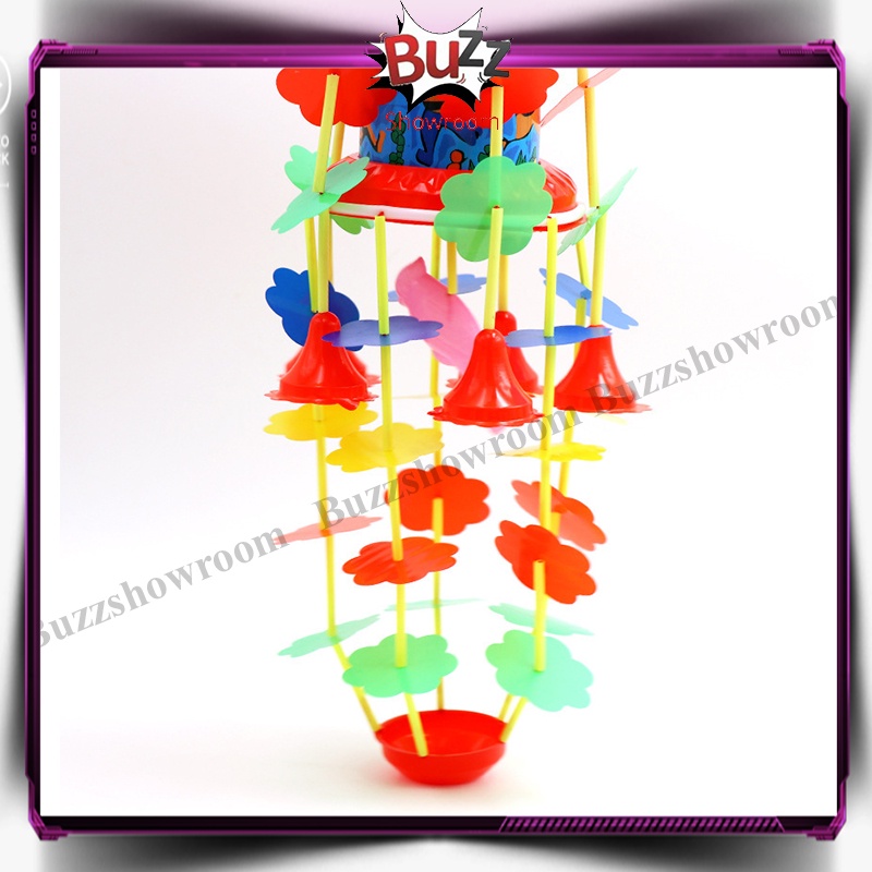 Merry Go Round Musical Toy Nursery Mainan Musik Bayi Gantung Putar Kerincingan