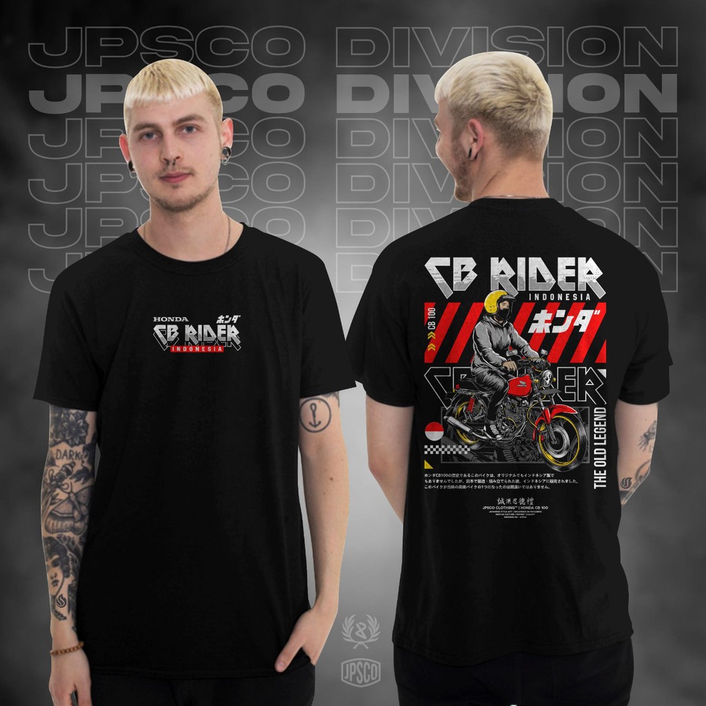 KAOS HONDA CB100 GOLD BAJU PRIA PREMIUM
