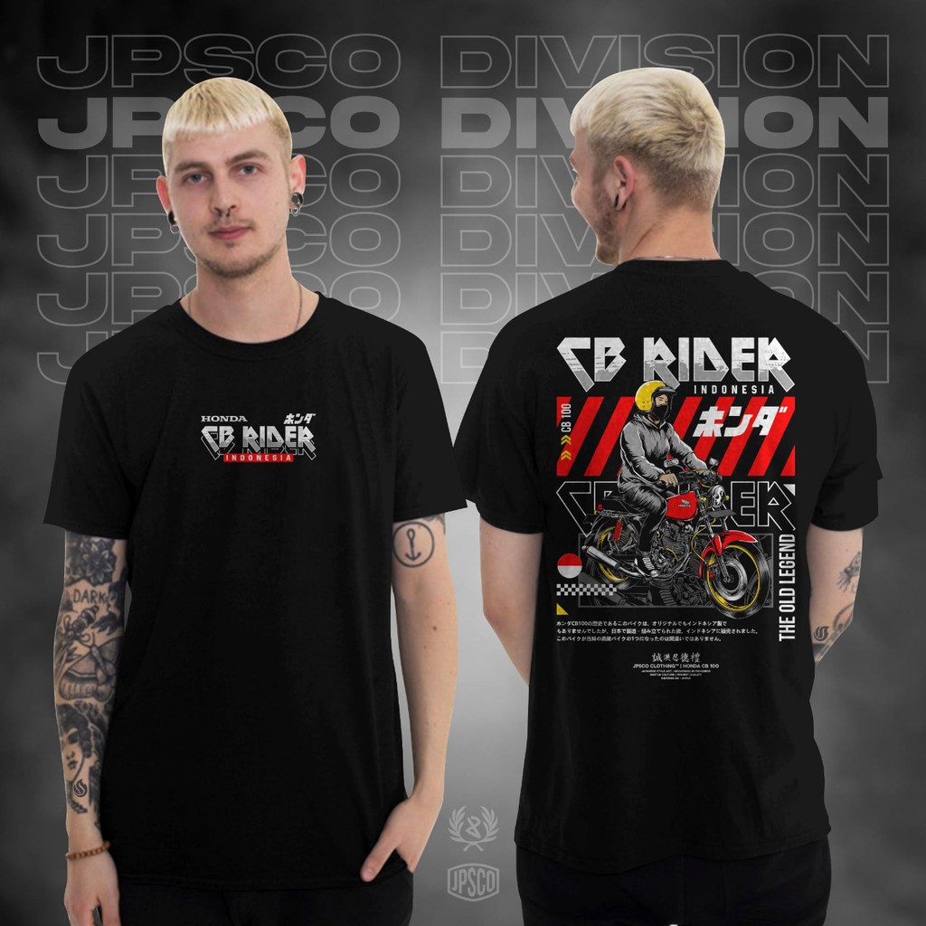 KAOS HONDA CB100 RIDE WITH PRIDE KAOS CB TERLARIS BAJU CB 100