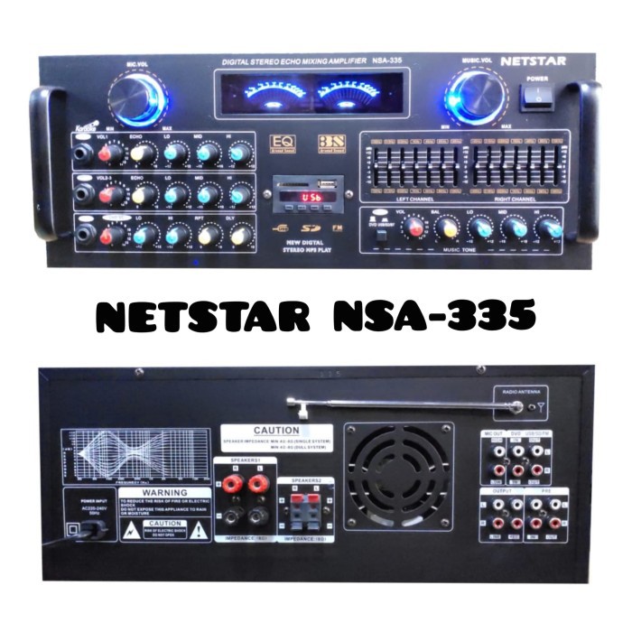 NETSTAR NSA 335 AMPLI KARAUKE AMPLIFIER