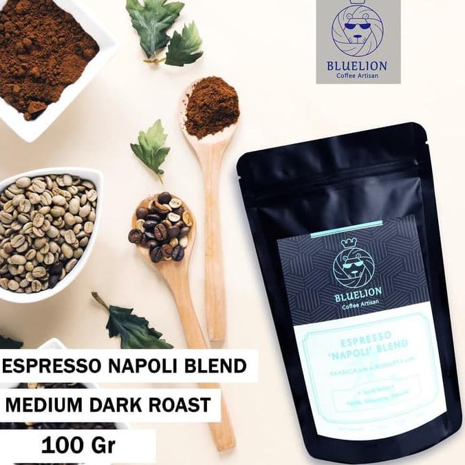 

Kopi Bluelion -Espresso, Napoli Blend 100g - BIJI