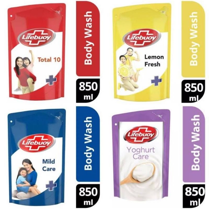 Jumbo - Sabun Mandi Cair Lifebuoy 825 ml