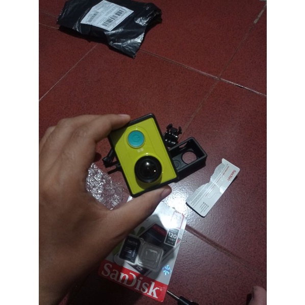 Action Cam Xiomi Yi Mod Mic paket 3 camera