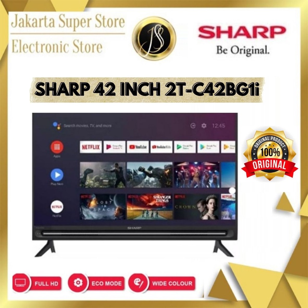 Sharp 2T-C42BG1I TV LED Android 42 Inch Full HD Digital