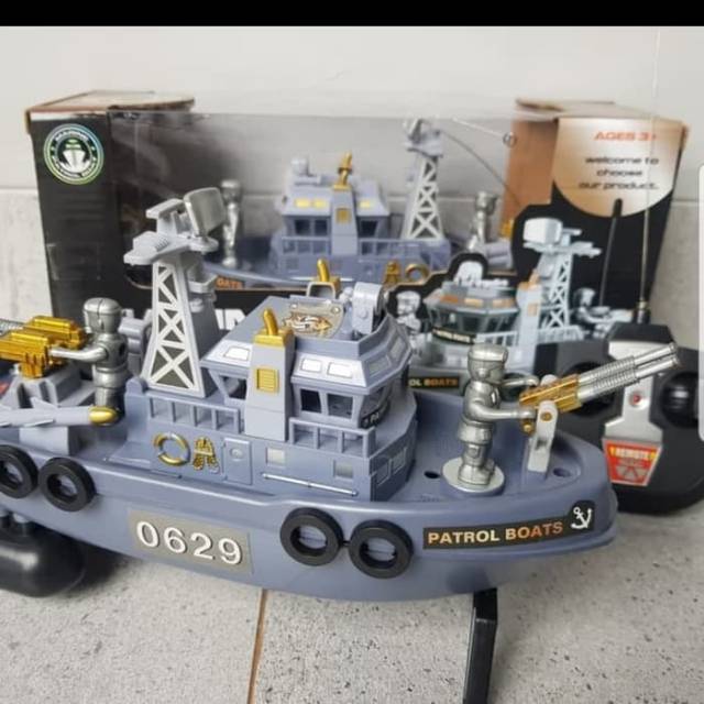 Mainan Remote Control Perahu Resvue Boat - Rc Perahu Boat - Mainan Rc Kapql Boat