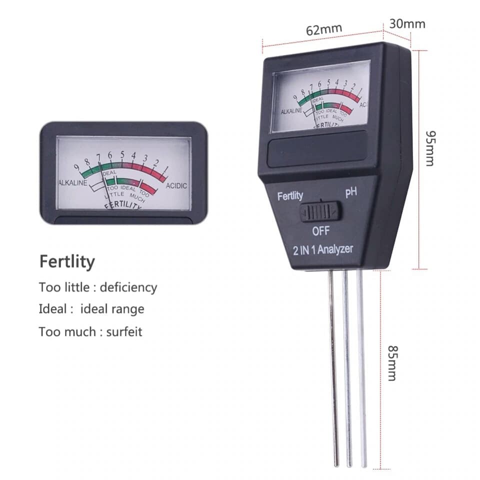 ph meter tanah npk kesuburan fertility test tester