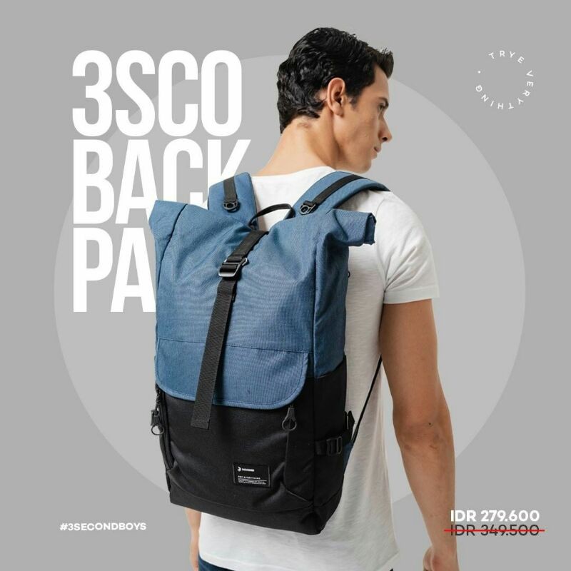3second men bag ori
